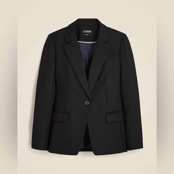 J Crew Helena blazer in wool-blend flannel CC341 - Picture 2 of 4